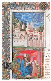 San Agustin eta Jainkoaren hiria. XV. mendeko miniatura.<br><br>